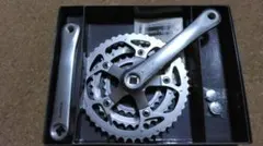シマノ　DEORE XT　FC-M730　未使用　化粧箱入り Shimano Deore XT FC-M730 175 Biopace Square Taper Crankset 26 / 36