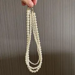 FREAKS STORE ホワイトパール 3連ネックレス