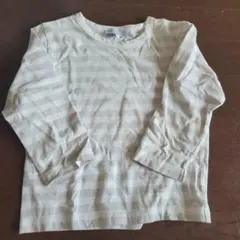 agnès b. ストライプ長袖カットソー 6 ans