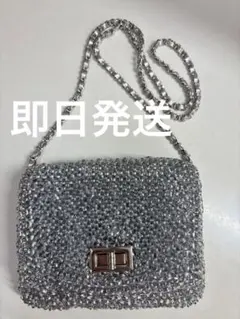 ちゃっぴーさま専用 ワイヤーバッグ バケットバッグ シルバー