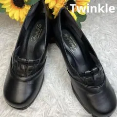 Twinkle トゥインクル レディースパンプス　23.5cm 5E 牛革
