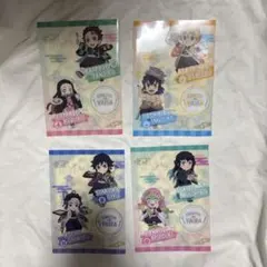 鬼滅の刃×すかいらーくグループ ミニクリアファイル 4種セット
