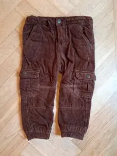 美品❗POLARN O. PYRET ブラウンコーデュロイパンツ サイズ92