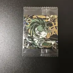 鬼滅の刃　ウエハース　シール　鬼滅 1-21 竈門炭治郎　黒　緑