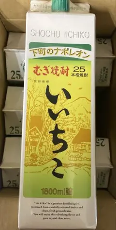 三和酒類 いいちこ 麦 25度 1800ml×6本のサムネイル