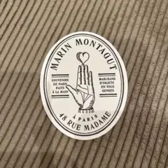 Marin montagut マランモンタギュ 名刺　ショップ　カード