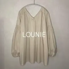 2026年最新】LOUNIE カラー：ベージュ系 レディース 長袖 シャツ 
