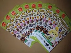 新品未開封　どうぶつの森　amiibo　カード　第1弾　10パック