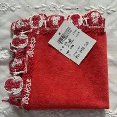 新品】近沢レース ハンカチ どすこい日本レッド＆おにぎりブラック 2