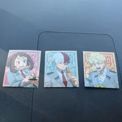 僕のヒーローアカデミア ヒロアカ 爆豪 轟 お茶子セブンイレブン ステッカー