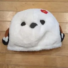 シマエナガ 被り物 ぬいぐるみ キャップ