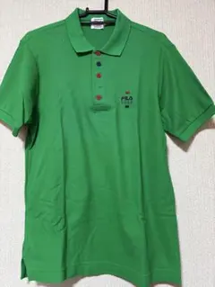 FILA GOLF ポロシャツ グリーン M美品のサムネイル