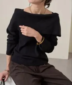 オメカシ　2wayオフショルニット