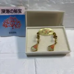 本珊瑚 イヤリング