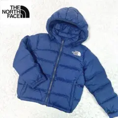 美品✨ザノースフェイス キッズダウン120アコンカグアフーディーNDJ91862