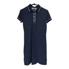 Tommy Hilfiger ネイビー ポロシャツ 半袖ワンピース XS