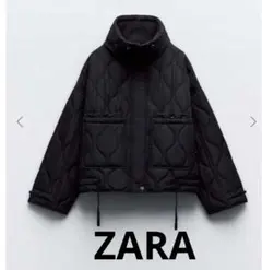 ZARAザラウォーターレペレントパフジャケットS