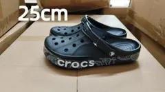 クロックス サンダル バヤバンド CROCS 黒 25cm