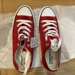 新品未使用タグ付　CONVERSE オールスター レッド 24cm 赤コンバース