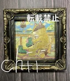 オリジナルイラスト　『トニーさんの長靴磨き』　絵画　原画