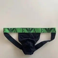 エンポリオアルマーニ　ジョックストラップ　ML(M) ネイビー　ケツワレ　下着