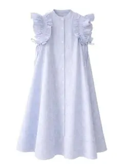 0 即日発送 最新作 完売品 新品 OBLI ストライプスタッズワンピースのサムネイル