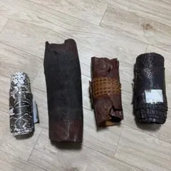 非売品】エキゾチックスキンの基礎知識 レザー クロコ 爬虫類 皮革