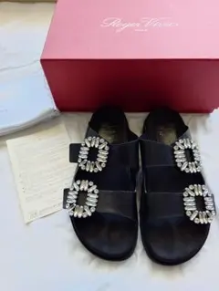 Roger Vivier サンダル 36 黒 ミュール ロジェヴィヴィエのサムネイル