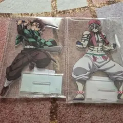 鬼滅の刃 くじ C賞　炭治郎と猗窩座 アクリルスタンドセット