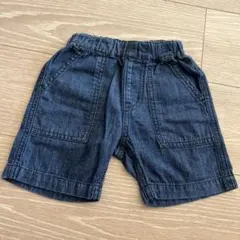 OCEAN & GROUND ブルー パンツ　デニムハーフパンツ　ショートパンツ