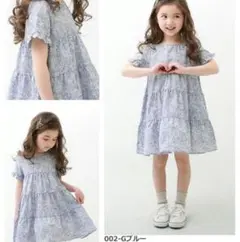 値下げ☆デビロック☆花柄ティアードワンピース☆サイズ110☆半袖