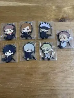 呪術廻戦 ぺたん娘　ラバーストラップ　フルコンプ