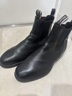 サイドゴアブーツ 黒 レザー　ヴィンテージ　ブーツ