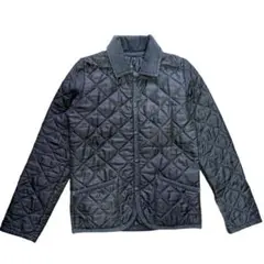 キルティングジャケット LAVENHAM ラベンハム チャコール 36 古着