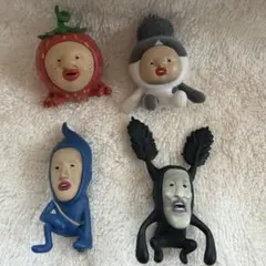 こびとづかん　おすわりマスコット2　4種セット