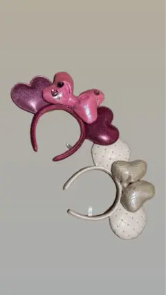 ディズニー カチューシャ ハートデザイン