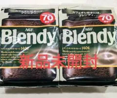 【新品未開封】 AGF ブレンディ インスタント コーヒー　詰替　140g 2袋