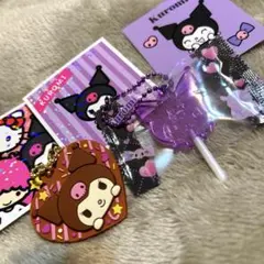 クロミ＊キャンディチャームズ＊チョコ ラバーマスコット＊シールセット