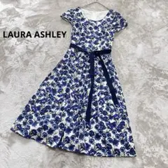 こさめ様専用　　ウエストリボン　花柄　Aライン　フレア　ワンピース