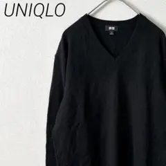 UNIQLO カシミヤVネックセーター 長袖 ニット カシミヤ100% シンプル