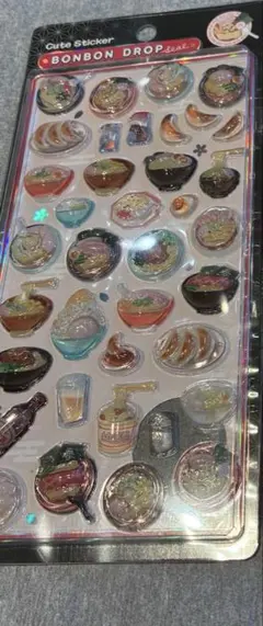 正規品　ボンボンドロップシール　ボンドロ　和柄　ラーメン　餃子