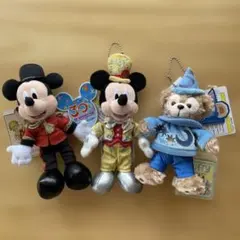 「ミッキー」ミラコスタ、30周年　　「ダッフィー」10周年　ぬいぐるみバッジ