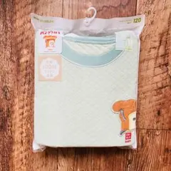 新品 ユニクロ　パンどろぼう　キルトパジャマ　グリーン　120