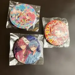 すとぷり　ころん&さとみ　莉犬くん　缶バッチ　セット売り