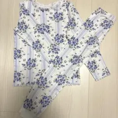 next お花&ストライプ　パジャマ