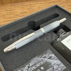 新品・未使用】白 蝕刻 キャップレス 万年筆 / 廃番 廃盤 - メルカリ