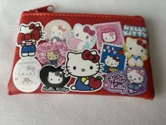 ハローキティ　シークレットフラットミニポーチ