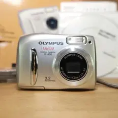 【動作確認済】OLYMPUS CAMEDIA X-450 単三電池【箱付】のサムネイル