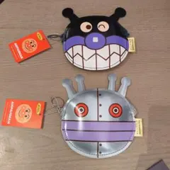 アンパンマン　財布　コインケース　ポーチ　だだんだん　バイキンマン　２点　新品