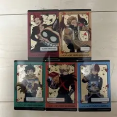 ヒロアカ　バンダイナムコ　クリアイラストシート　ノーマル全種